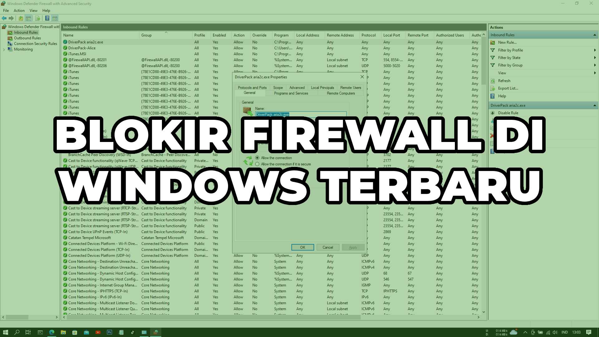 Cara Memblokir Software di Windows 10