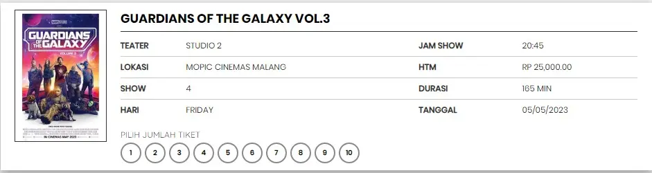 Cara Beli Tiket Online Mopic Cinemas Malang dengan HP