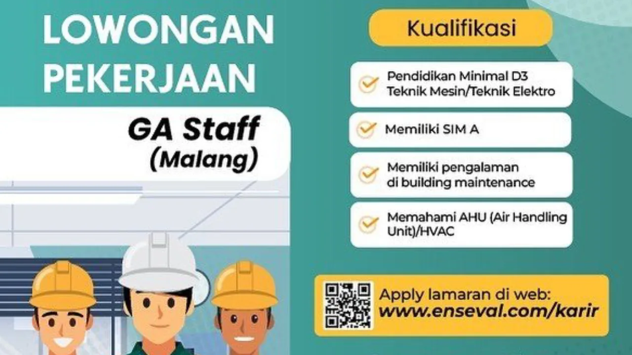 Lowongan Kerja Malang GA STAFF PT Enseval Putera Megatrading