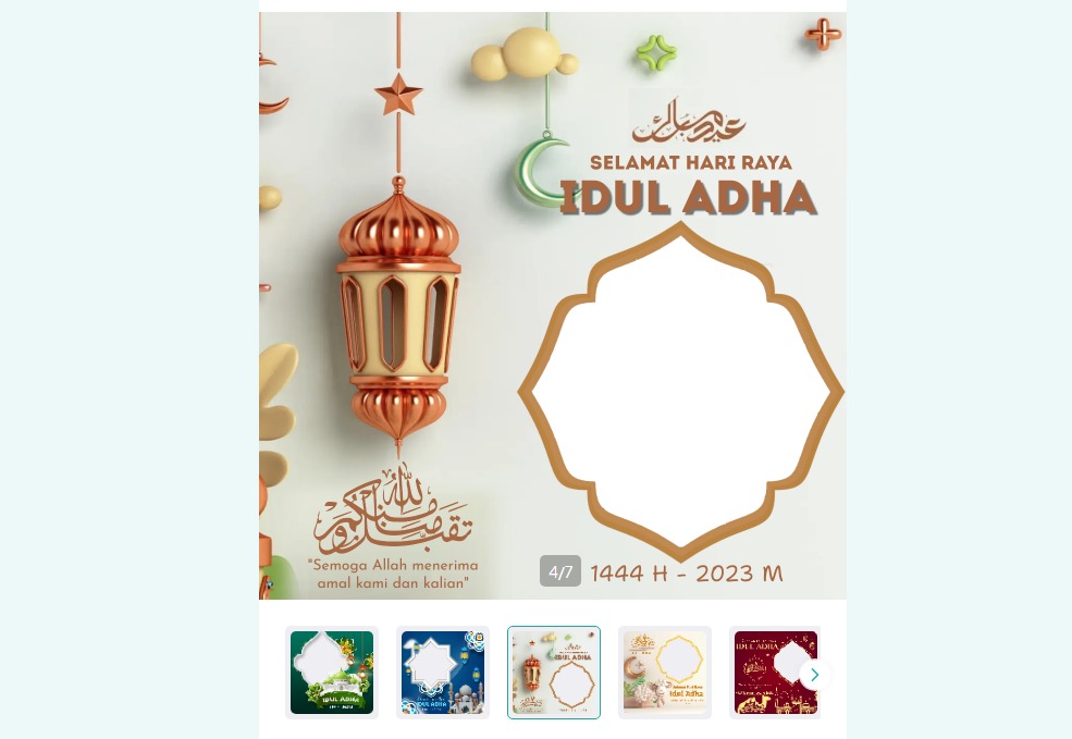 15 Twibbon Hari Raya Idul Adha 2023 Gratis