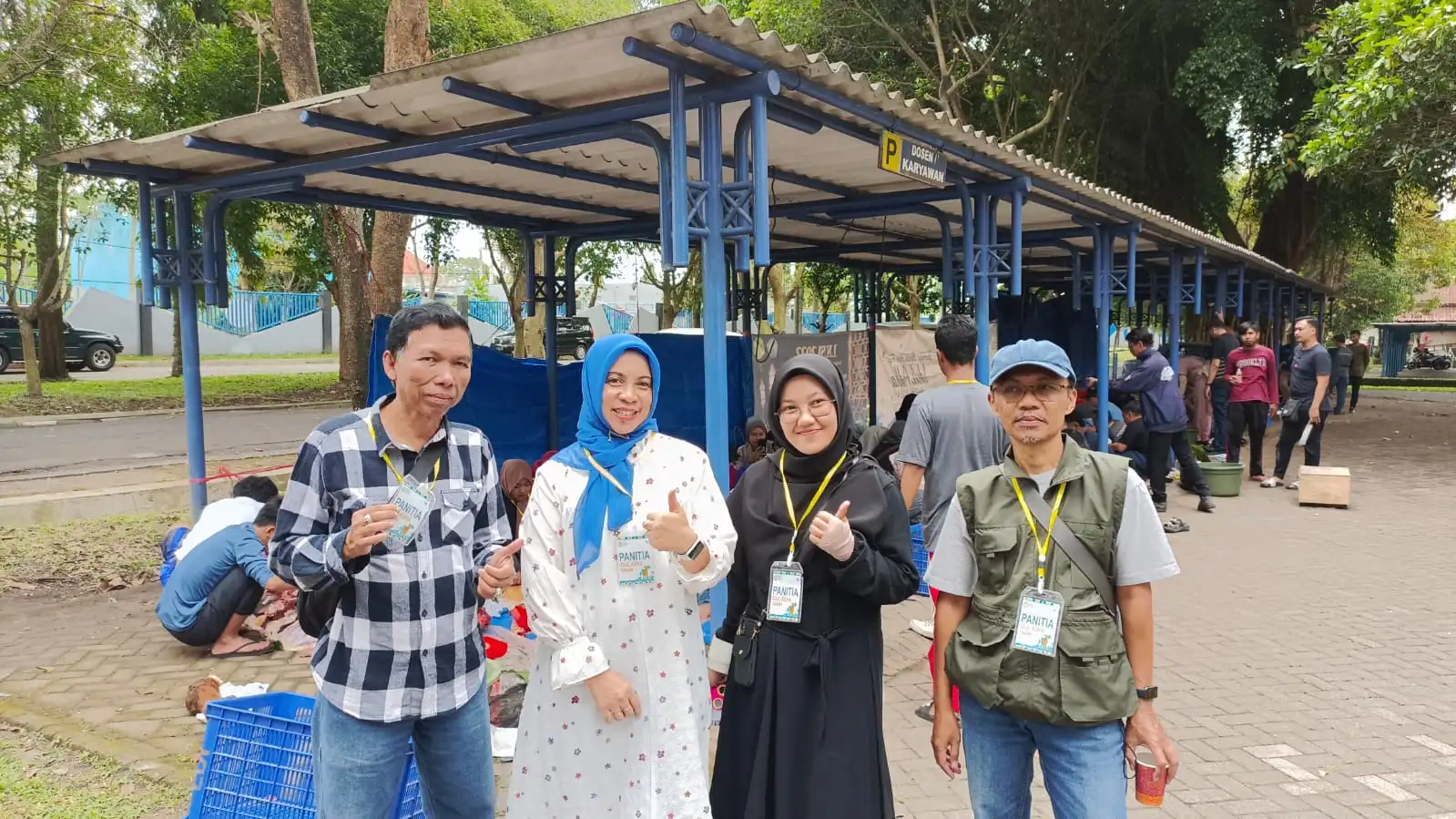 Suasana Saat ITN Malang Sembelih 10 Hewan Kurban Hari Raya Idul Adha 1444 H, Berbagi Kebahagian Antar Sesama