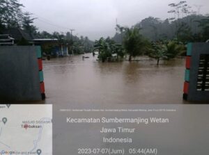 Banjir di Sumbermanjing Malang hari ini