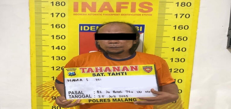 Oknum Guru Ngaji TPQ di Bantur Kabupaten Malang Cabuli 5 Santriwati di Tangkap Polisi
