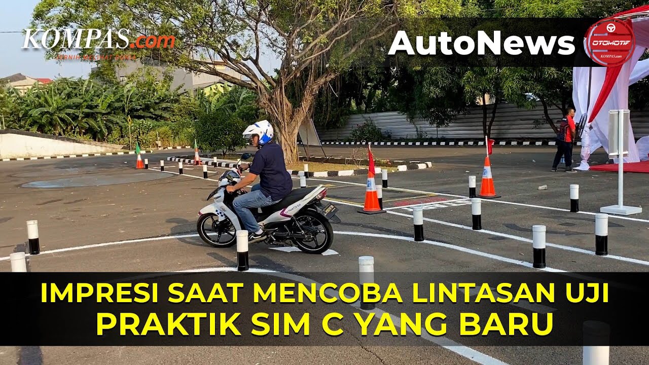 Ujian Praktik SIM Motor Sekarang Gak Ada Jalur 8 dan Zig-zag