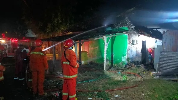 Kebakaran Bangunan Milik SD Bunulrejo 06 Kota Malang, Kerugian 35 Juta