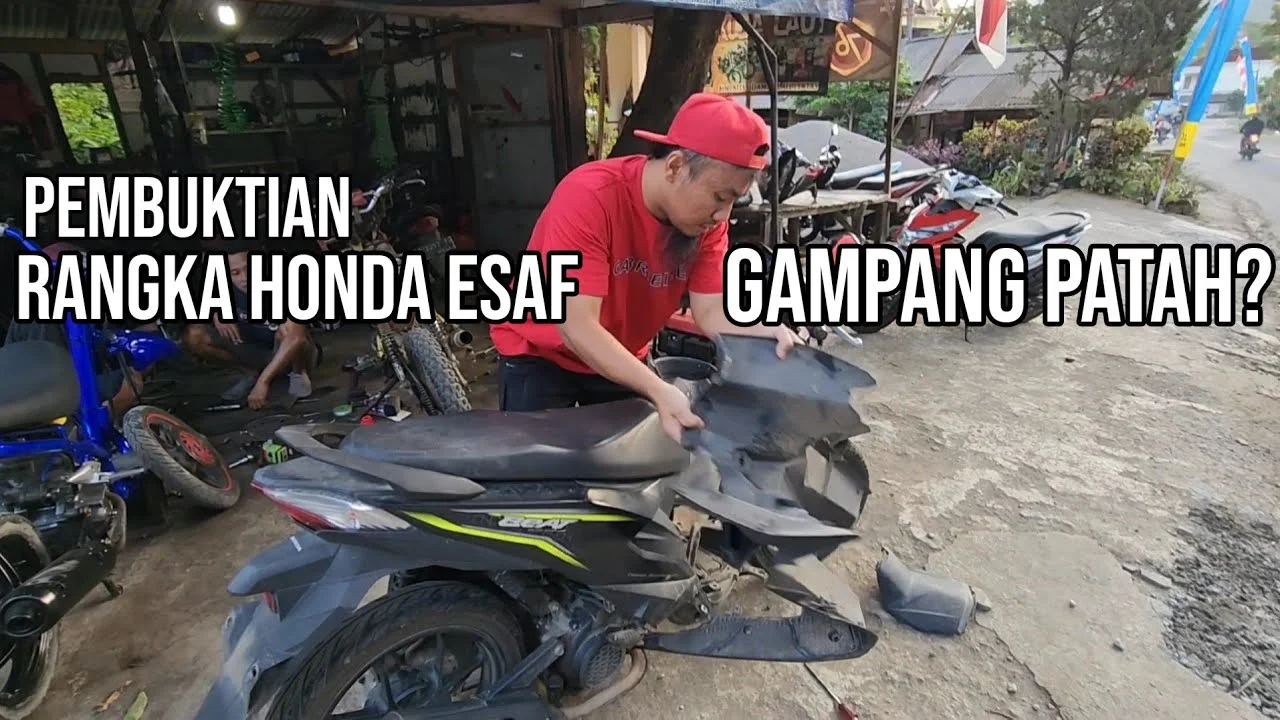 Viral Rangka Motor Honda Keropos dan Patah, Ini Daftar Sepeda yang Gunakan eSAF Terbaru