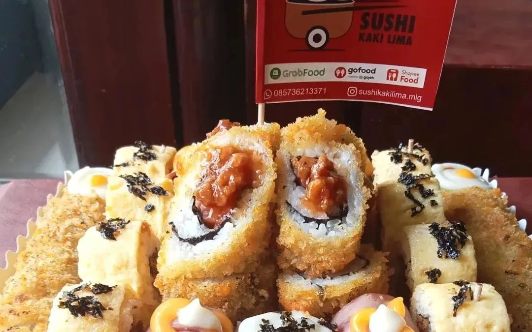 Sushi Kaki Lima: Alternatif Terjangkau untuk Pecinta Sushi di Malang