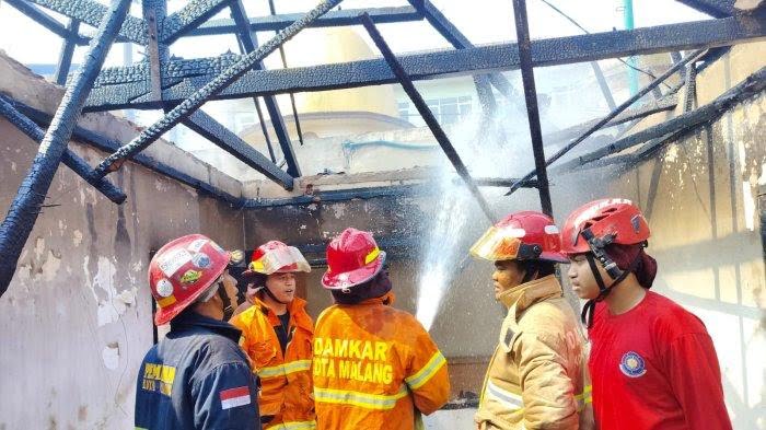 Kebakaran Kos-kosan Sukun Malang, Diduga Akibat Korsleting Listrik