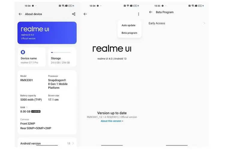 Tips dan Cara Update Android 14 di HP Realme UI 5.0 Beta, Dijamin Berhasil