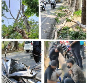 Angin kencang di Malang