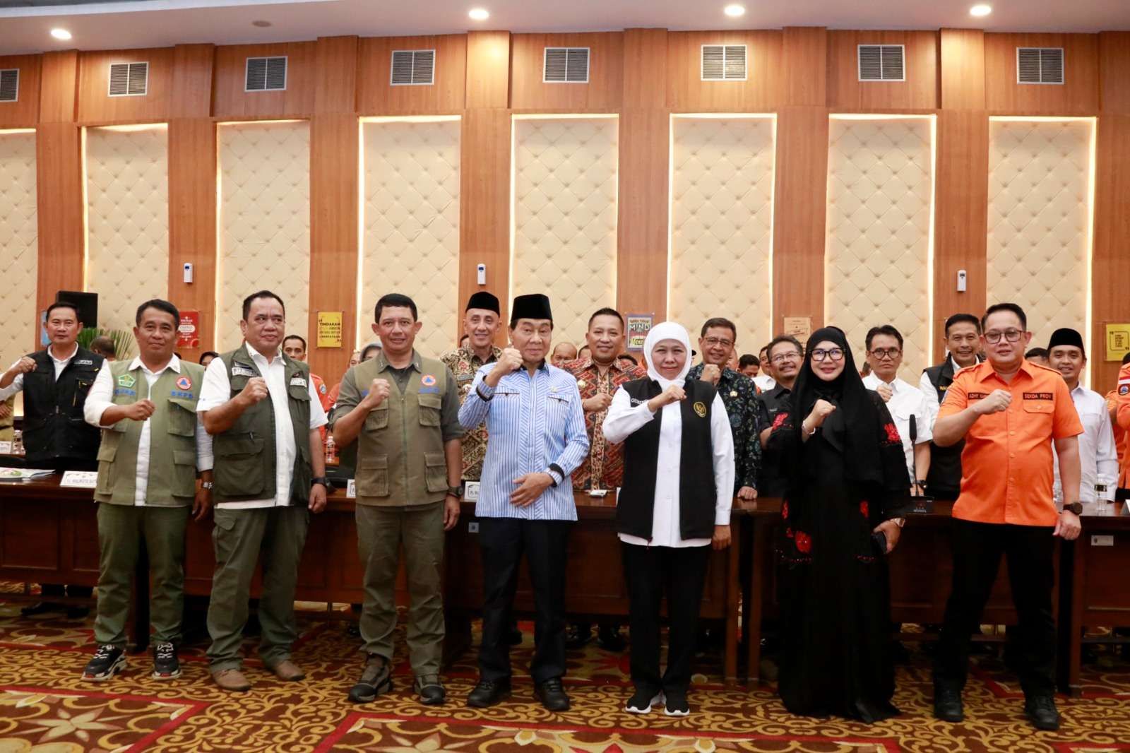 Pj. Wali Kota Malang dan Para Pemimpin Wilayah Jatim Bahas Penanganan Bencana