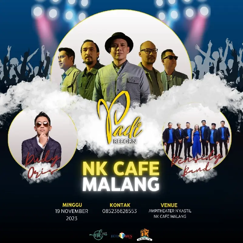 PADI REBORN Siap Menggebrak Malang 19 November 2023! Catat Info Tiket dan Lokasinya Berikut ini!