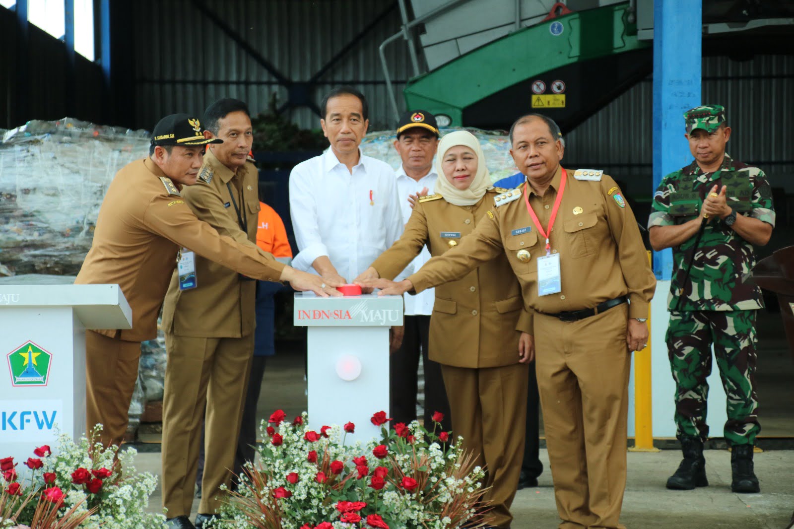 Presiden Jokowi Resmikan TPA Supit Urang dan Soroti Permasalahan Sampah