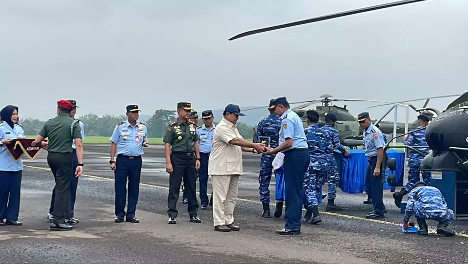 Prabowo Subianto Serahkan Delapan Helikopter H225M untuk Perkuat Matra Udara di Lanud Atang Sendjaja Bogor