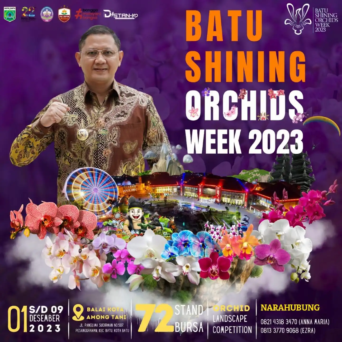 Batu Shining Orchid Week 2023: Pameran Anggrek Skala Nasional di Kota Batu