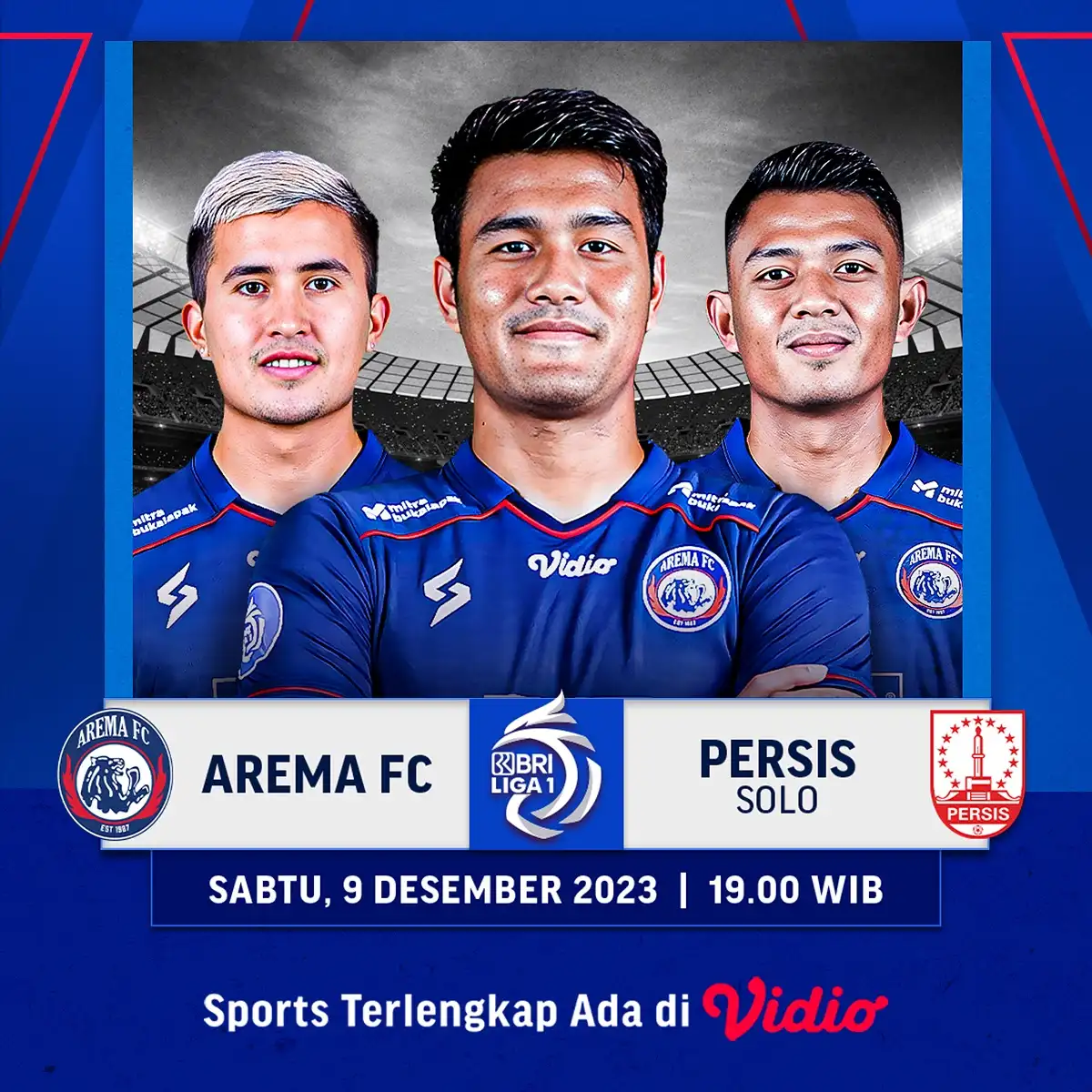 Link Live Streaming Arema FC Vs Persis Solo di Liga 1 Pekan 22 Hari Ini dan Kick Off