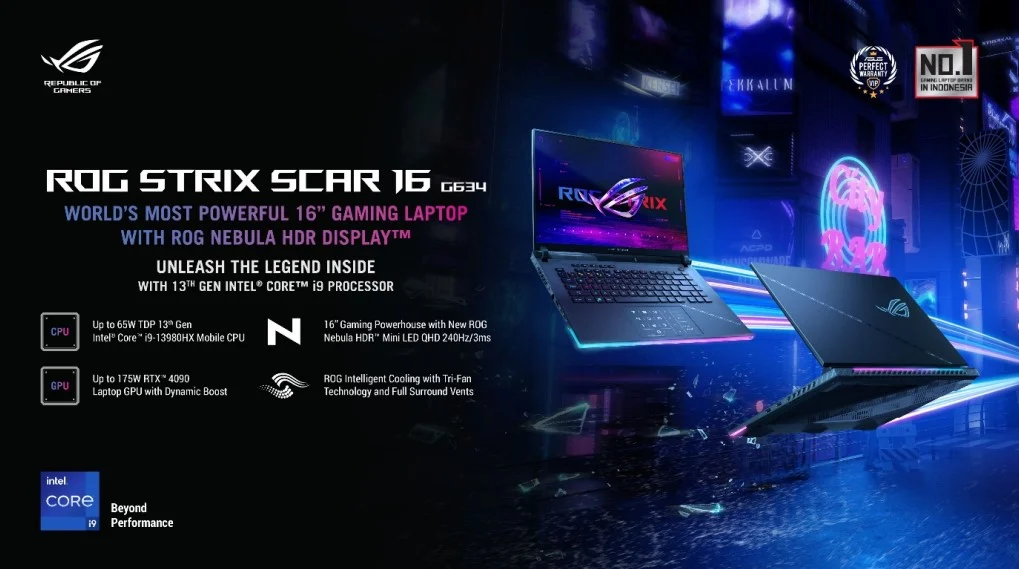 8 Keunggulan Laptop Gaming Terbaik ASUS ROG Strix Scar 16