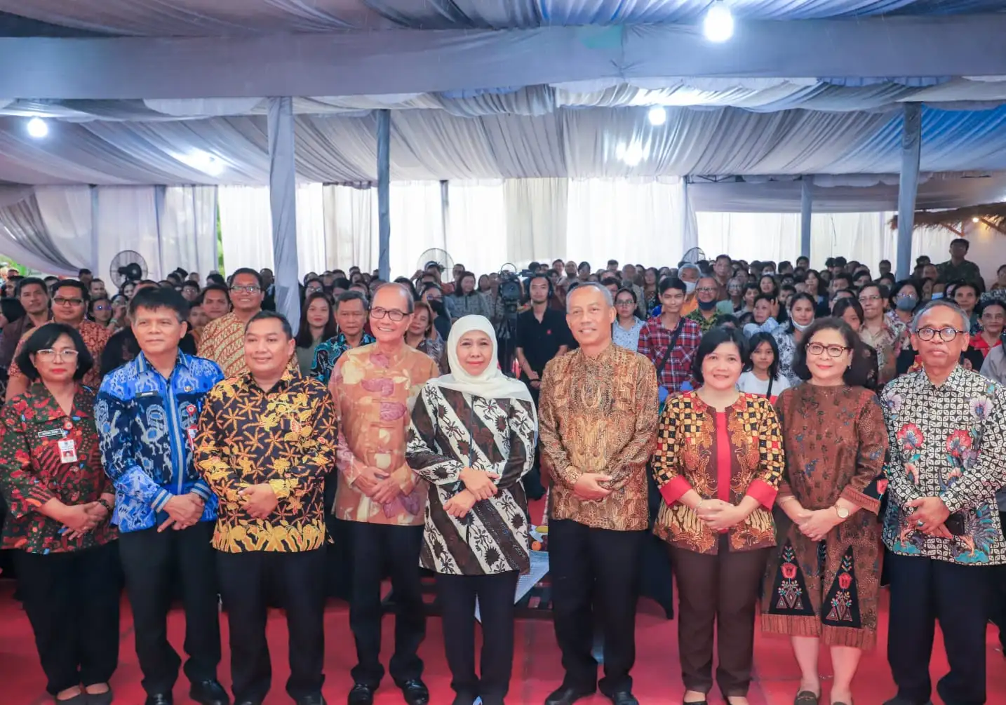 Gubernur Jatim Khofifah Apresiasi Camat Berprestasi di Acara Rapat Pembinaan Kecamatan