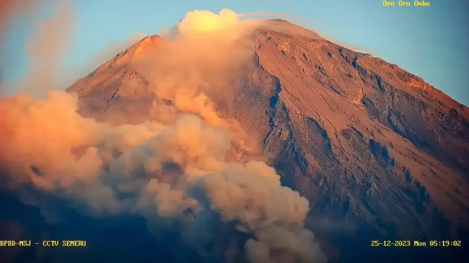 Erupsi Gunung Semeru, Guguran Awan Panas Meluncur Sejauh 3 Kilometer