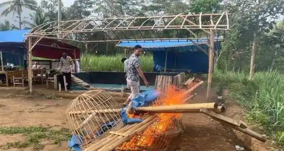 Polisi Bubarkan Praktek Judi Sabung Ayam di Desa Plandi, Wonosari