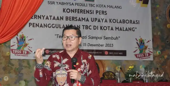 Konferensi Pers Kolaborasi Yabhysa dan Dinkes Kota Malang dalam Penanggulangan TBC