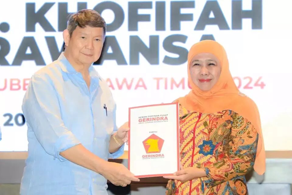 Khofifah Direkomendasikan Maju Cagub Jatim 2024 oleh Gerindra