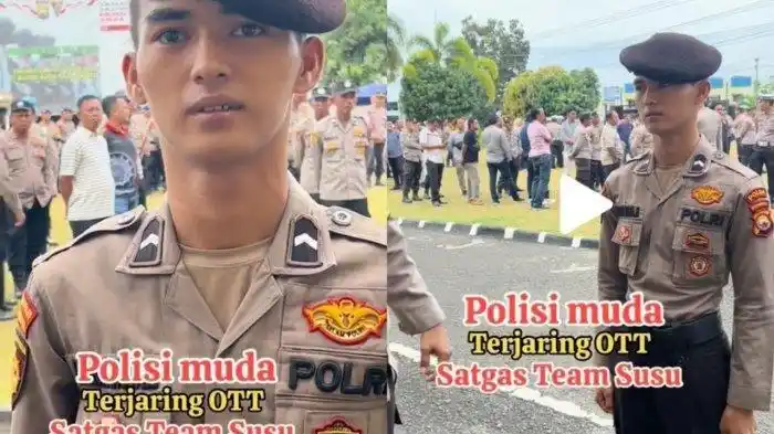 Viral Polisi Muda Tertangkap OTT karena Berbadan Kurus, Malah Disuruh Satgas Minum Susu