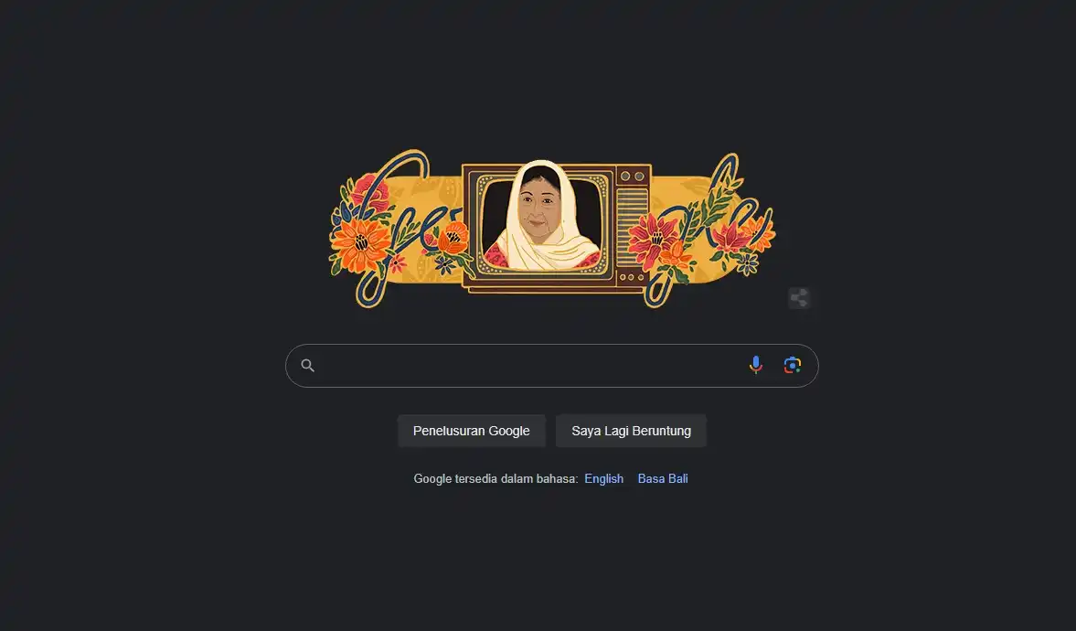 Aminah Cendrakasih, Mengenang Mak Nyak Si Doel Anak Sekolahan Melalui Google Doodle