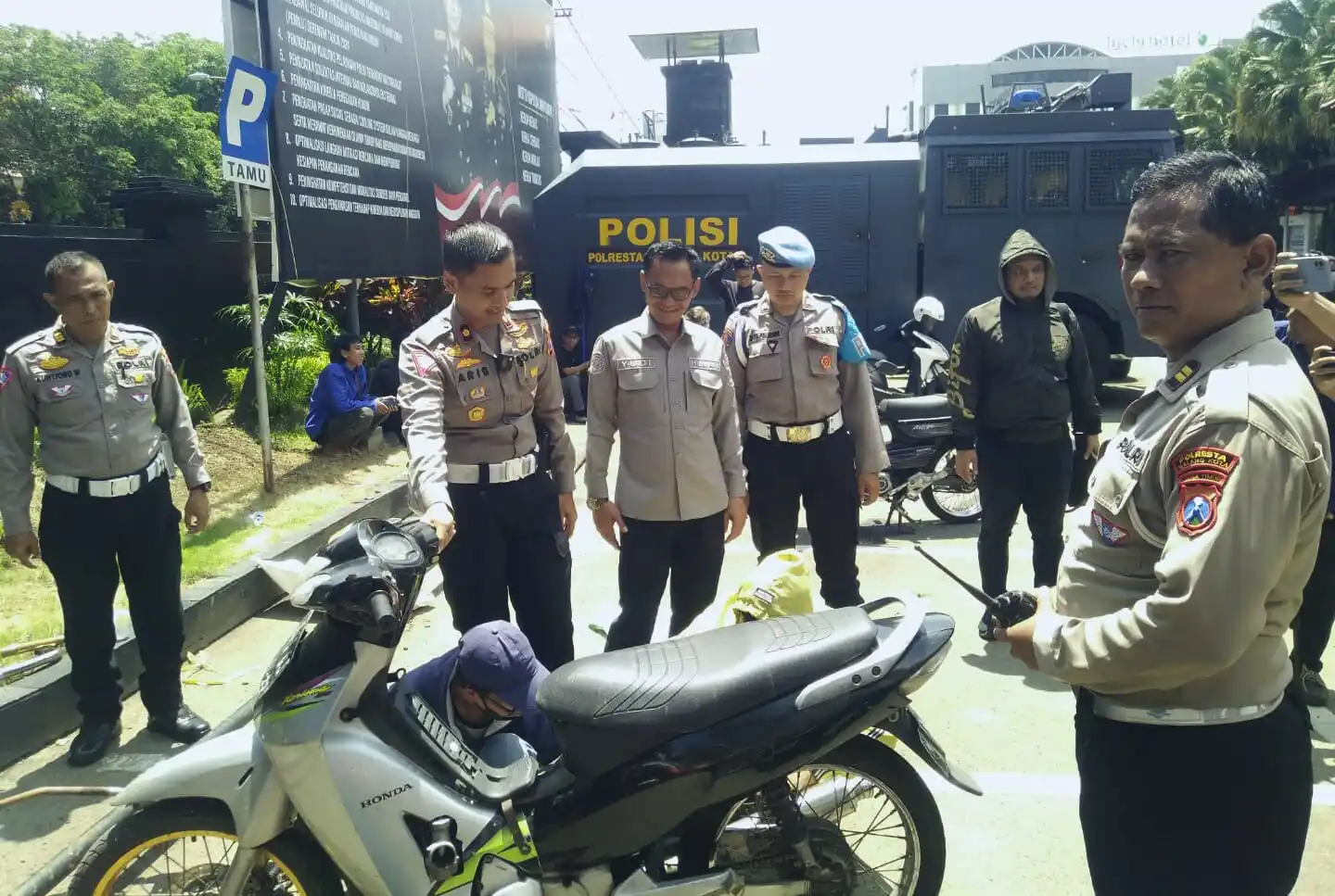 Polresta Malang Kota Lepas 267 Ranmor Hasil Operasi Cipta Kondisi
