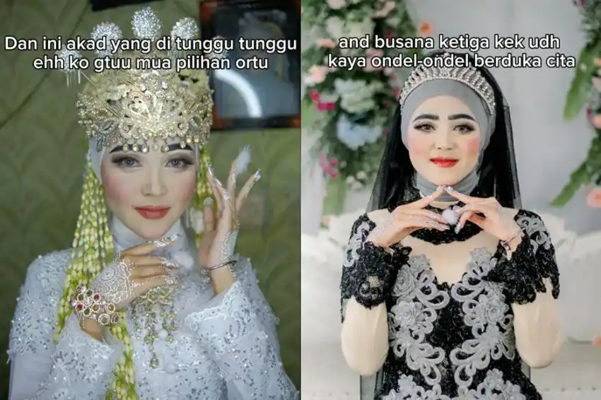 Viral di Media Sosial, Pengantin Kecewa dengan Makeup MUA Pilihan Orang Tua