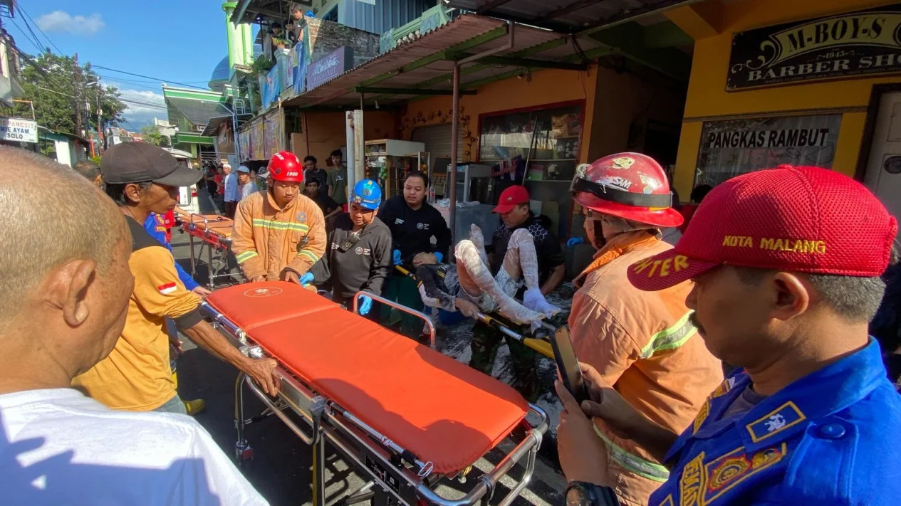 LPG Meledak di Warung Makan Malang, 6 Orang Terluka Serius