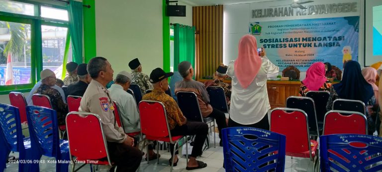 Polsek Lowokwaru Mendorong Program “Lansia Tangguh, Aktif, dan Produktif”