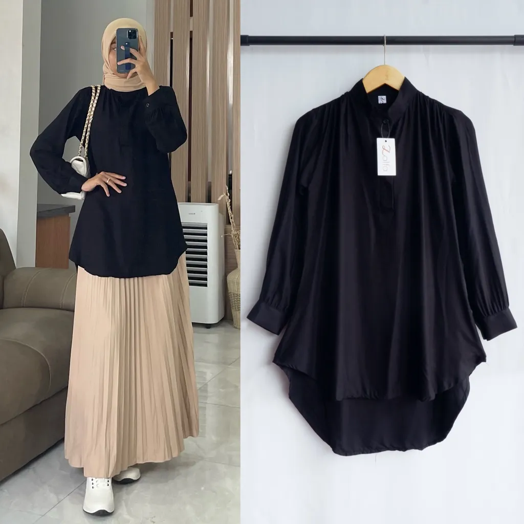 Tunik Motif Bunga-Bunga