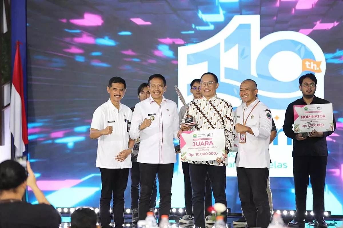 Pj Wali Kota Malang Luncurkan Logo HUT ke-110: ‘Berselaras untuk Kota Malang Berkelas’