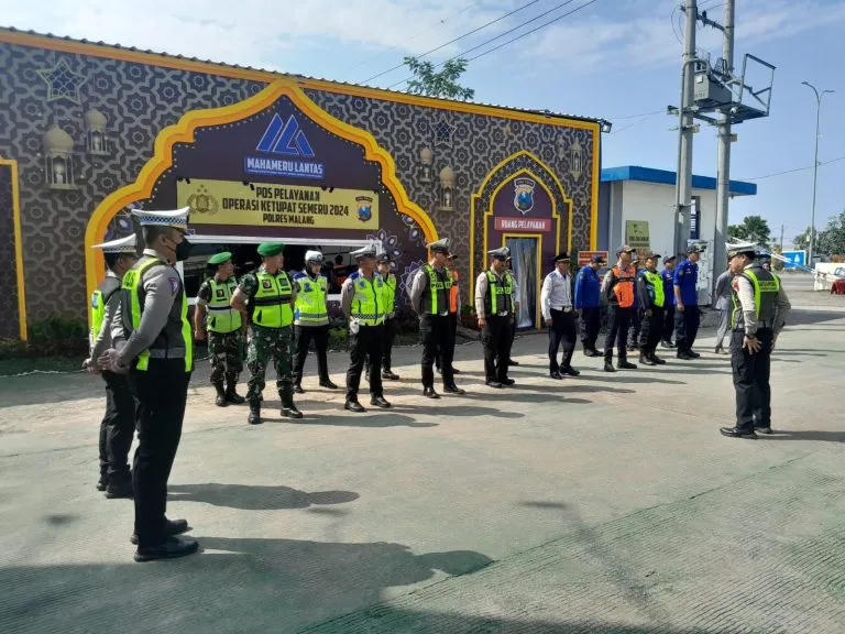 Polres Malang Siap Jaga Keamanan Saat Mudik Lebaran 2024 dengan Pos-Pos Startegis