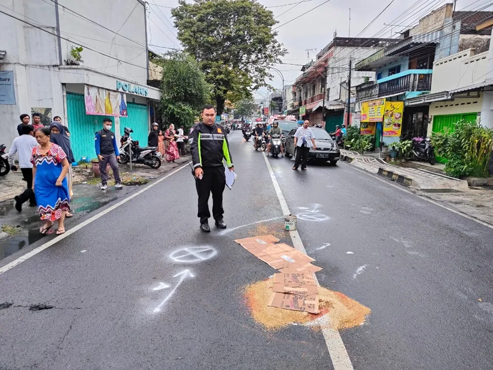 Kecelakaan di Kasin Kota Malang, Warga Sukun Tewas