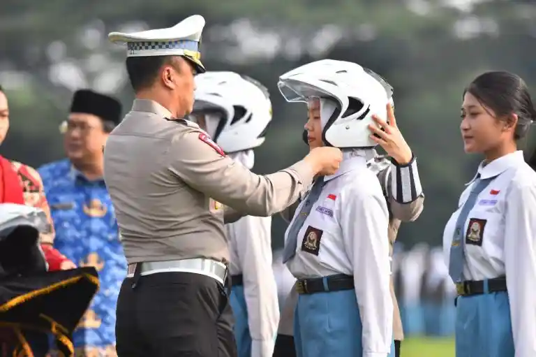 Apel Besar Pelajar Pelopor Keselamatan Berlalu Lintas di Malang Raya