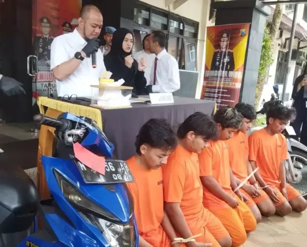 5 Pemuda Manfaatkan Momen Nobar Timnas untuk Melakukan Aksi Kejahatan di Kota Malang