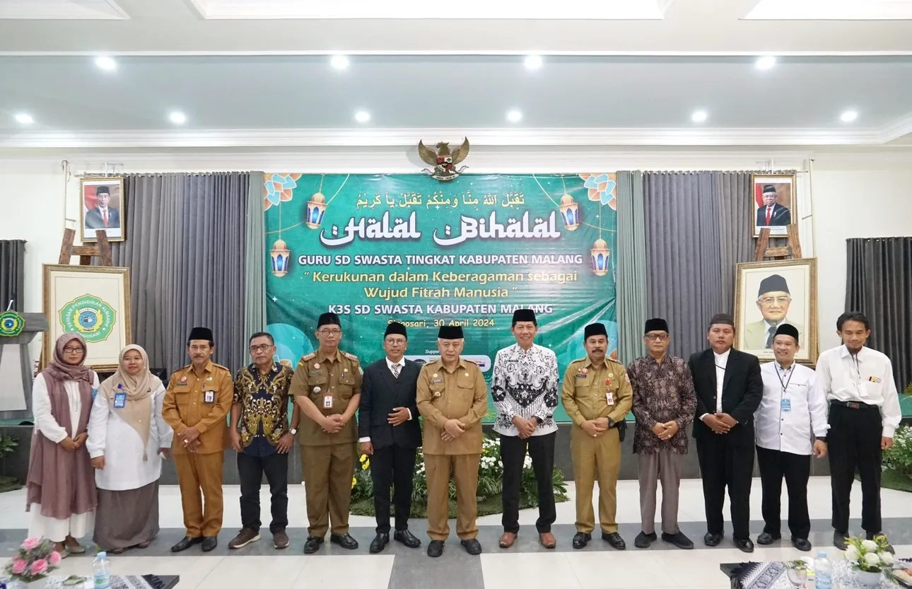 Bupati Malang Hadiri Silaturahim dan Halal Bi Halal dengan Kepala Sekolah dan Dewan Guru SD Swasta