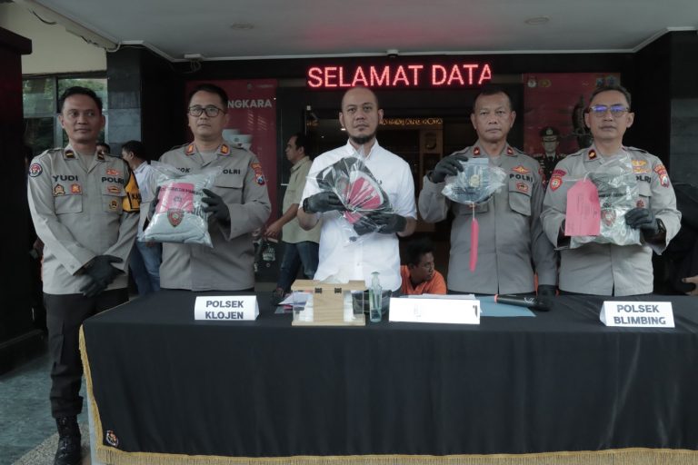 Rombongan Curanmor di 19 TKP Berhasil Ditangkap Polresta Malang