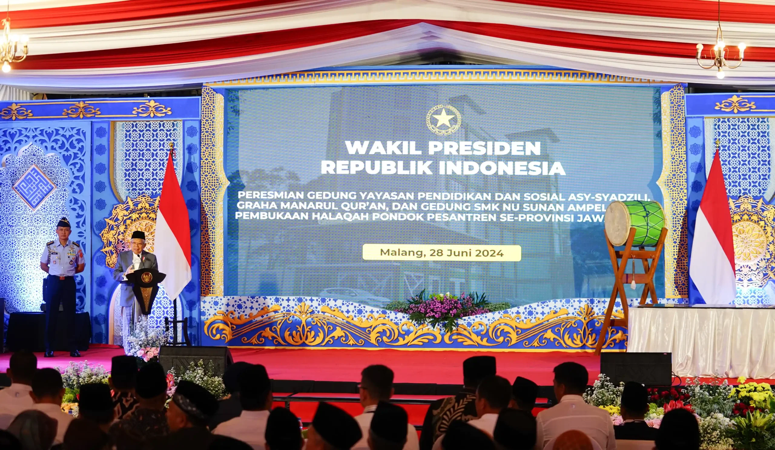 Wapres KH. Maruf Amin Ajak Santri Pesantren Mencontoh Sukses Ekspor Kopi Mesir