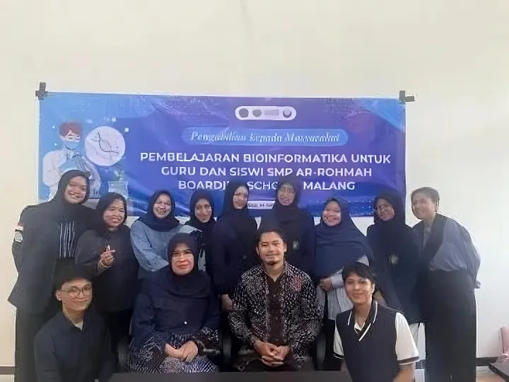 FMIPA UB Berikan Pembelajaran Bioinformatika untuk Siswa dan Guru SMP Ar-Rohmah Putri International Islamic Boarding School