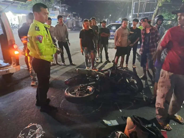Kecelakaan Truk Vs CBR di Jalan Ijen, Kota Malang Menewaskan Pengendara Motor
