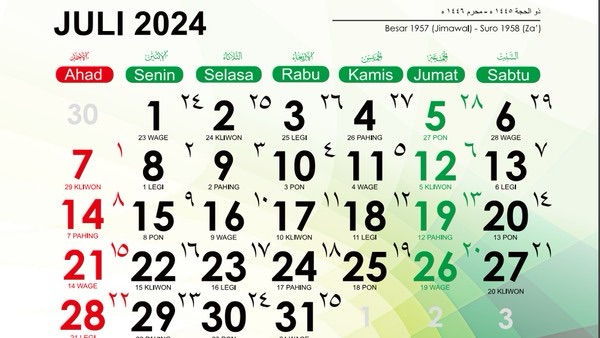 Memahami Bulan Suro dan Weton Senin Legi dalam Kalender Jawa 2024
