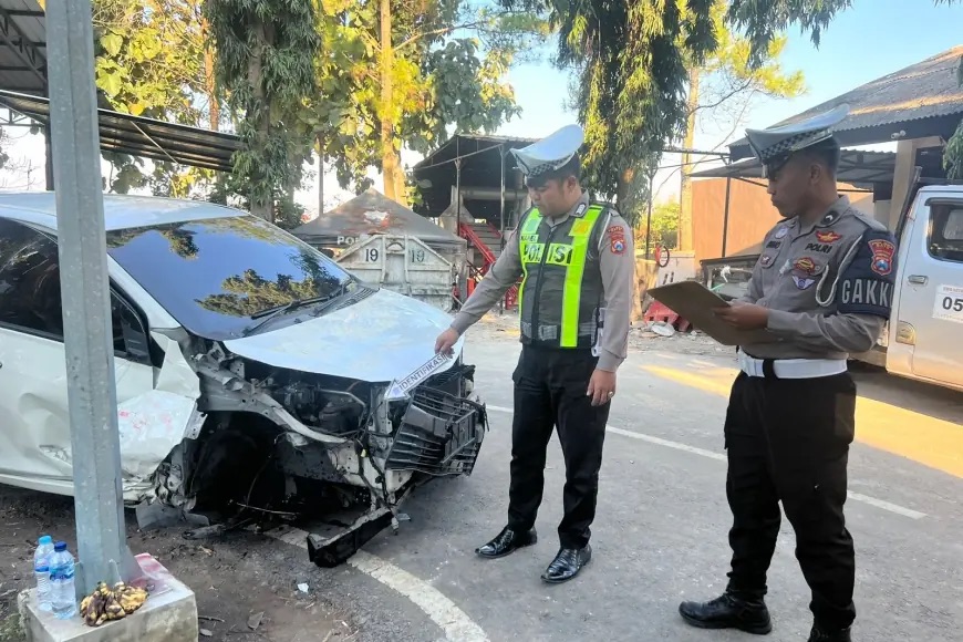 Kecelakaan Adu Banteng di Jalan Pendem Junrejo, Kota Batu: Dua Orang Luka-Luka