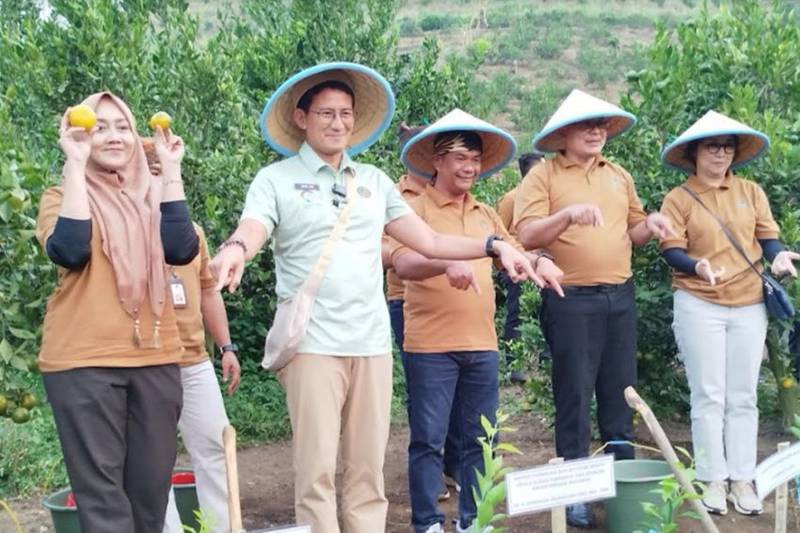 Sandiaga Uno Kunjungi Desa Wisata Wringinanom Malang, Masuk 50 Besar ADWI 2024