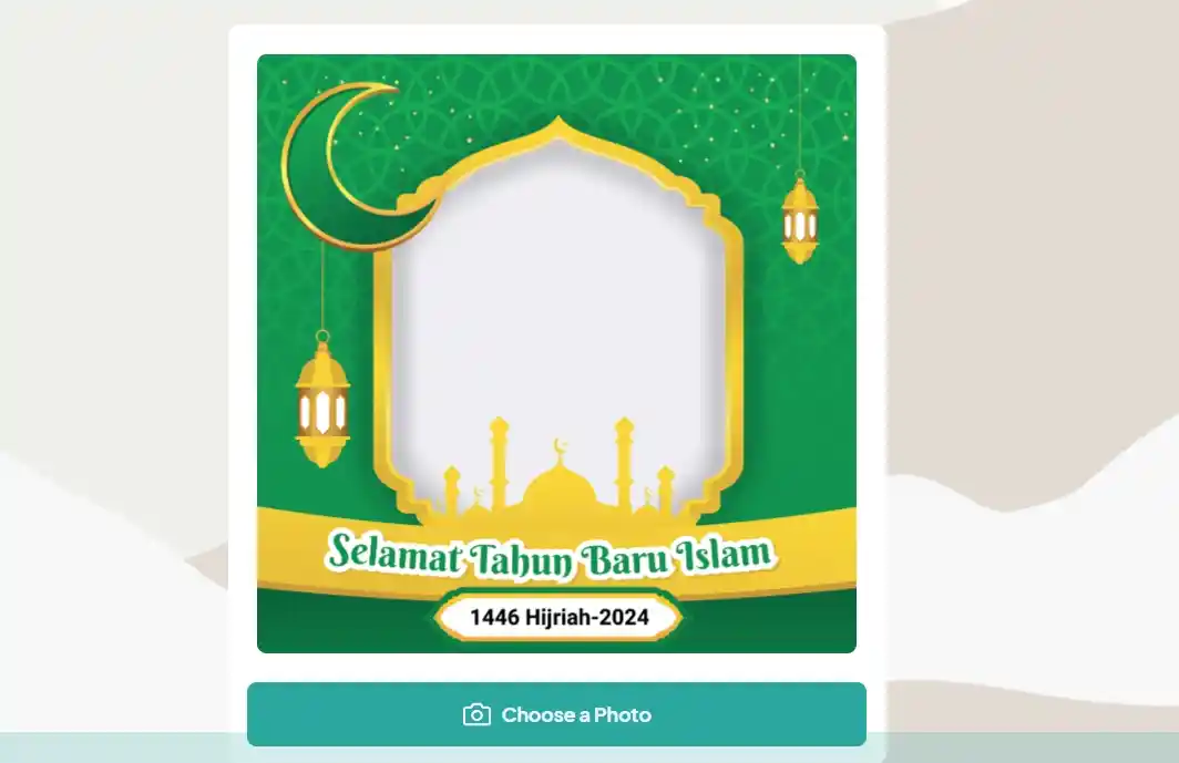 Koleksi Twibbon Ucapan Selamat Tahun Baru Islam 1 Muharam 1446 H