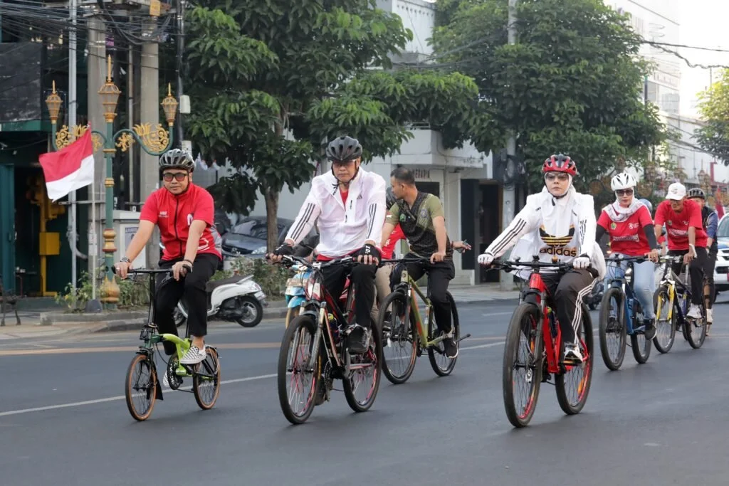 Gowes Meriah “Pedalling for Freedom” Ramaikan Peringatan HUT ke-79 RI di Kota Malang