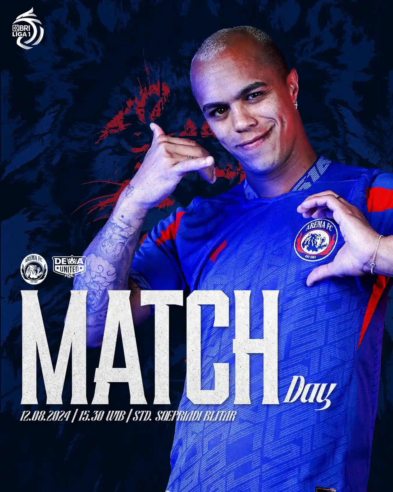 Link Live Arema FC VS Dewa United di Stadion Supriadi Blitar Hari ini 12 Agustus 2024