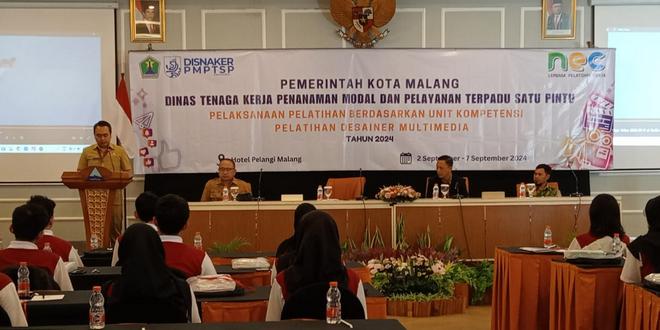 Disnaker Kota Malang Gelar Pelatihan Desainer Multimedia untuk Pencari Kerja